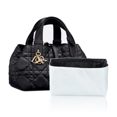 适用迪奥Dior土著内胆包toujours小中大号竖版杜邦纸包中包内胆包