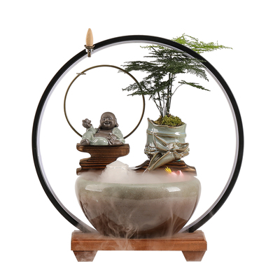 招财流水生财摆件乔迁开业礼品