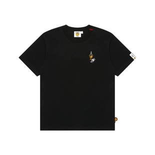 BABY MILO STORE女装卡通小猴抓娃娃机图案印花短袖T恤0453XXQ