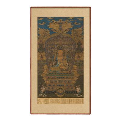 佚名《毗卢遮那佛图》版画