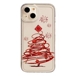 福字烟花手机壳适用苹果16新年iphone15promax本命年14plus红色13mini喜庆12新款11马年x透明8过年17/xs/7/xr