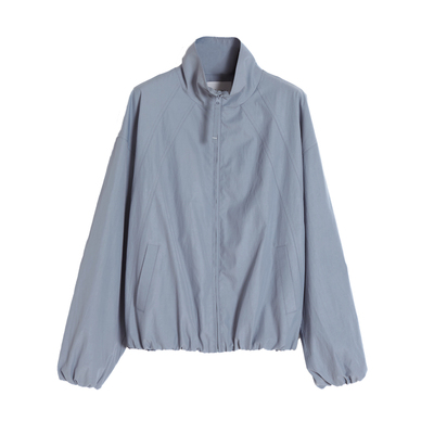 PLANITES vol.22 高密微皱混纺棉 立领结构拉链夹克外套