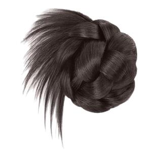 丸子头假发抓夹仿真发一体式花苞鸡毛毽子头慵懒感盘发神器假发包