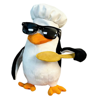 高雅人士品鉴中企鹅玩偶男生生日礼物女生闺蜜朋友元旦跨新年礼物