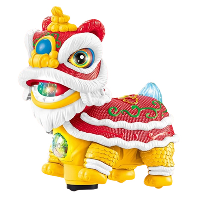 国潮电动舞狮儿童玩具贺岁醒狮婴儿宝宝0到6个月抬头练习女男孩子