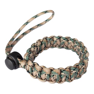 户外应急求生手环相机防摔防丢手腕带纯手工编织七芯伞绳防失手绳