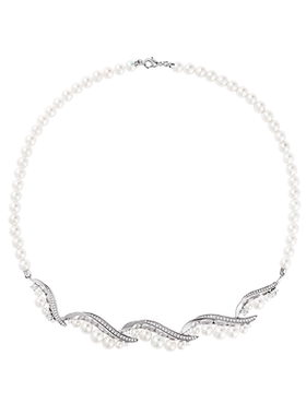 PEARLSTIGE星云波光珍珠项链