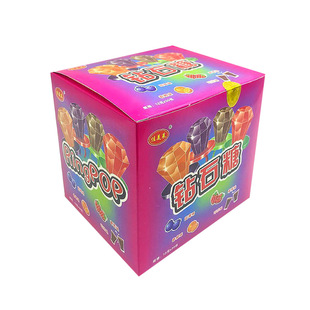 网红儿童创意魔指戒指糖钻石糖唇膏口红糖水果味小孩棒棒奶嘴糖果