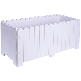 花箱户庭院外长方形阳台花槽种植箱室外塑胶种菜盆花坛围栏花盆