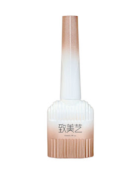 致美艺美甲冰透腮咖色秋冬裸色