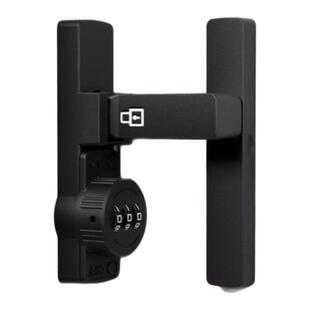 90度直角密码锁双开门衣柜房间室内酒柜锁扣推拉滑门锁柜门锁插销