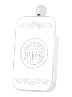 和田玉羊脂白玉吊坠玉器