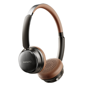 漫友Q3美式复古小巧头戴式无线蓝牙降噪耳机生日礼物美拉德穿搭