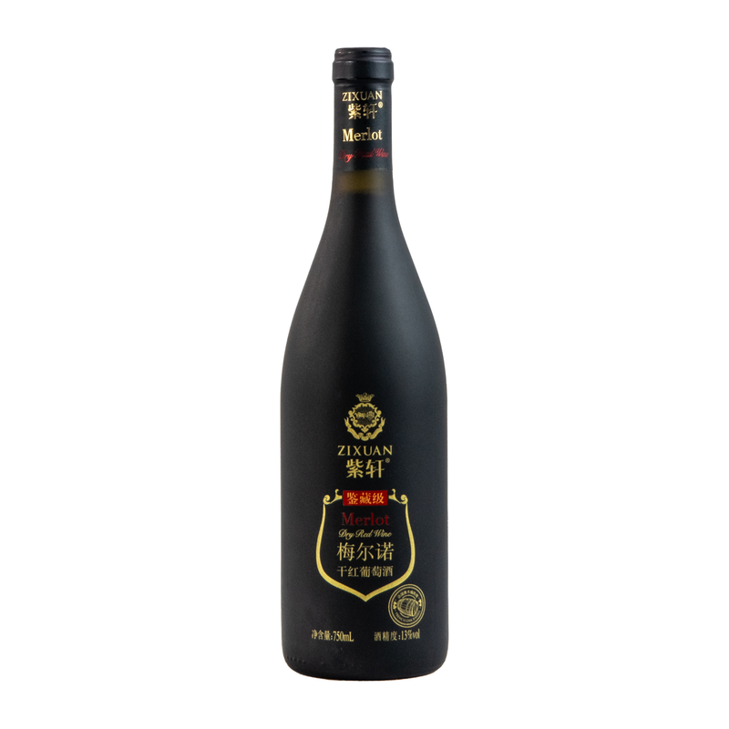 鉴藏级梅尔诺(梅洛)干红葡萄酒 橡木桶陈酿 13%vol 750mL