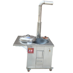 老味道新款特厚304不锈钢家用无烟柴火炉灶可移动户外节能省柴灶