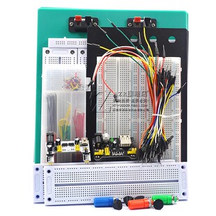 400孔面包板线MB-102 SYB-500电路板洞洞板实验板焊接实验套件PCB