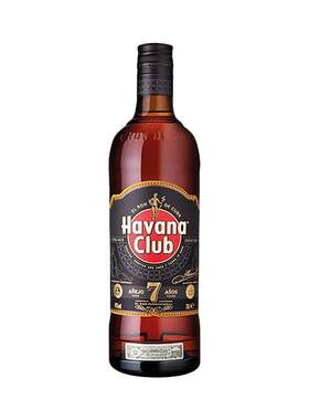 【自营】Havana Club哈瓦纳7年朗姆酒700ml鸡尾酒调酒基酒莫吉托