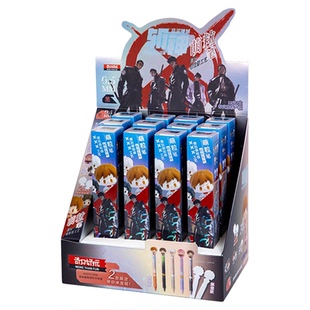 晨光 斩神之凡尘神域 萌粒盲盒按动中性笔0.5mm黑色子弹头潮玩萌酷饰件中小学生书写水笔AGPK7536文具