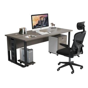 单人办公桌子简约现代老板桌办公室主管商用电脑桌椅组合总经理桌