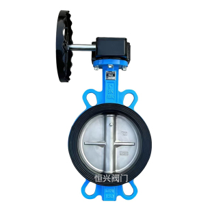 D371X-10/16涡轮对夹式蝶阀手动涡轮涡杆对夹式蝶阀DN40 50 65100