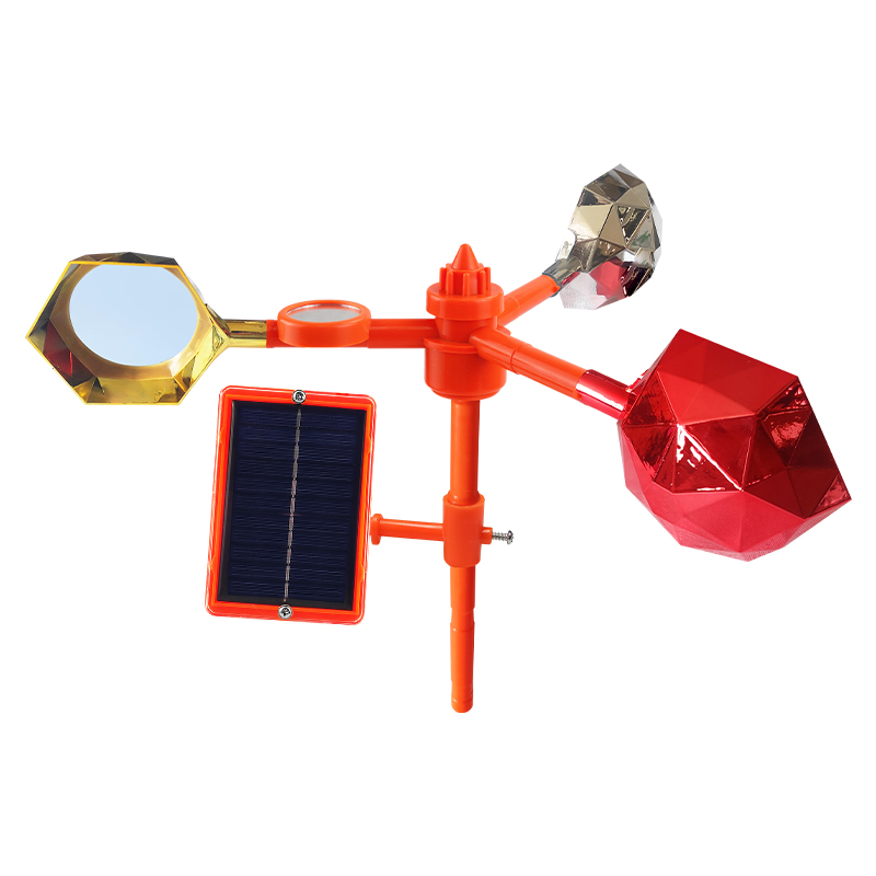 语音闪光驱鸟器太阳能风力果园专用赶鸟神器农田鱼塘户外吓鸟防鸟