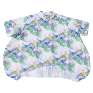 3件5折 日本nunuforme SS25春夏超薄衬衫领短袖T恤短长裤