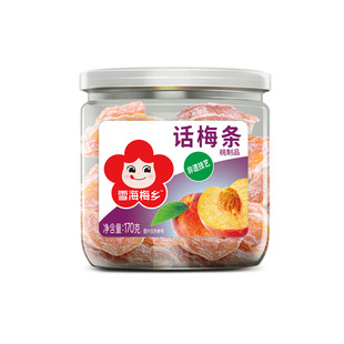 雪海梅乡话梅条170g*4罐装酸甜梅条话梅肉九制话梅条蜜饯果脯零食