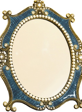 欧式风高清复古台面镜大号装饰品