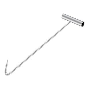 不锈钢开井盖钩子拉钩卷帘门钩长杆拉货铁钩工具大全下水道勾子钢