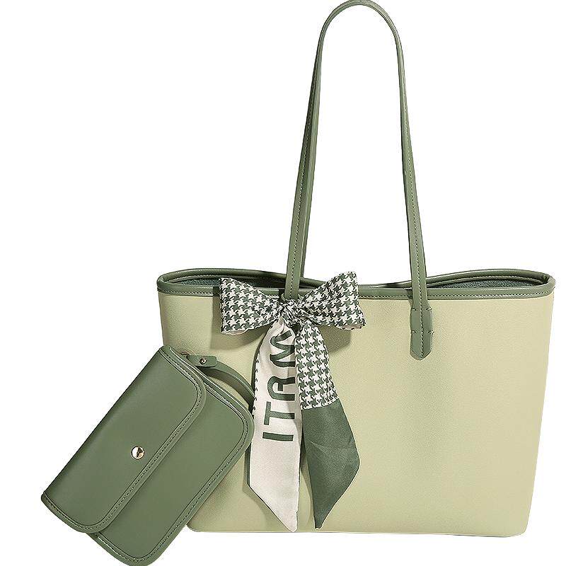 妙迪2023早春新款大容量托特包女高级感真皮通勤腋下包单肩大包包