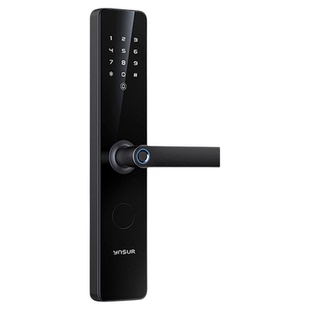 因硕T13半自动智能指纹门锁家用防盗门入户门电子密码锁