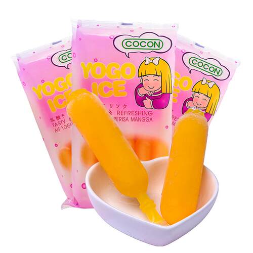 马来西亚进口cocon可康碎碎冰多口味果汁饮料棒棒冰可吸果冻30支