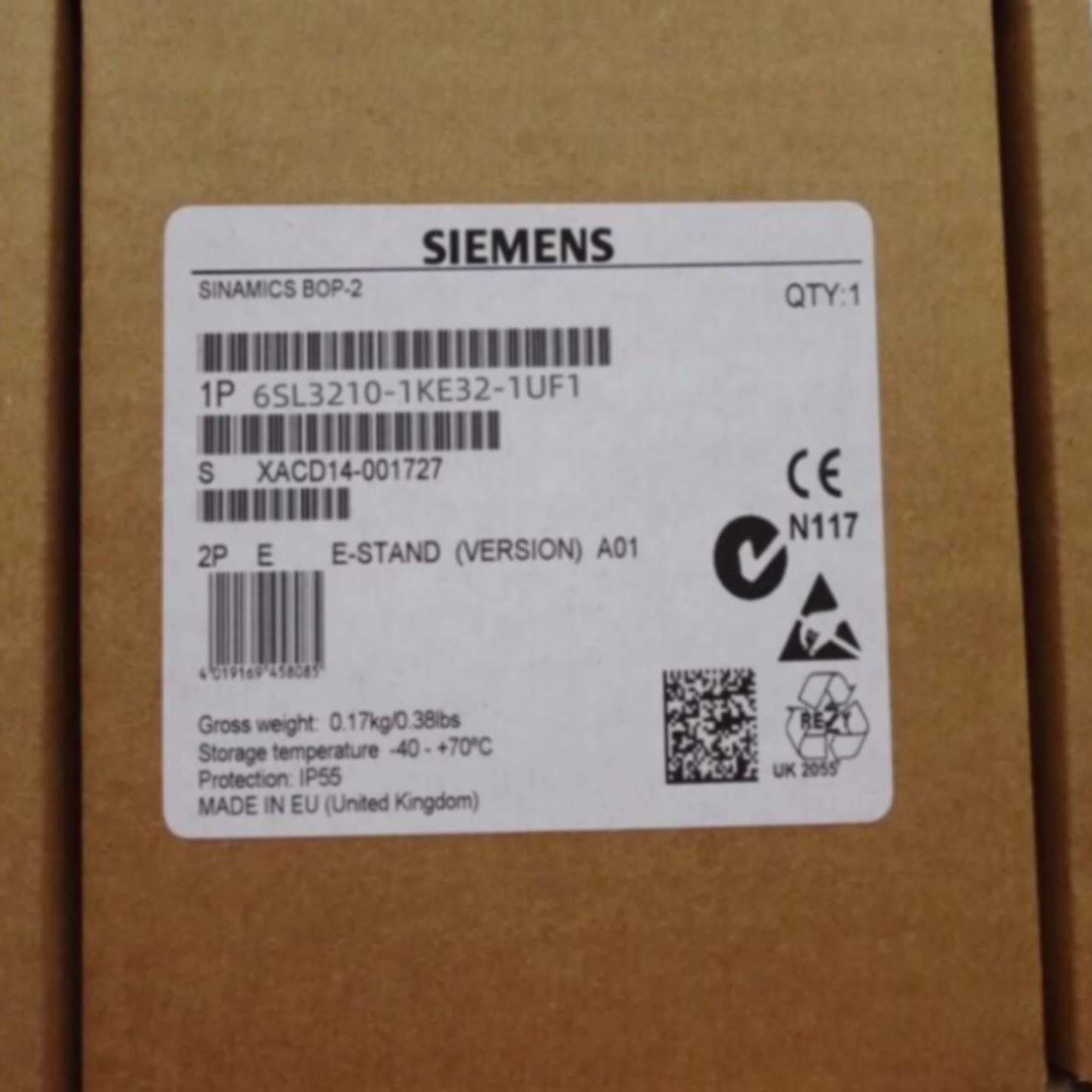 议价6SL3210-1KE32-1UF1西门子G120变频器标称功率6SL32101KE321U