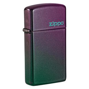 ZIPPO官方旗舰店纤巧幻彩商标防风煤油打火机49267ZL美版原版在册