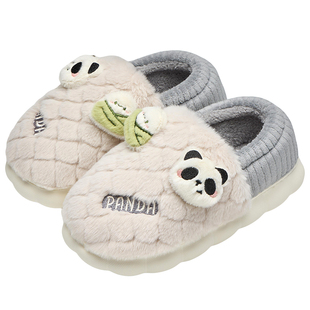 棉拖鞋男款冬季2026新款室内家居包跟保暖防滑情侣可爱毛绒棉鞋女