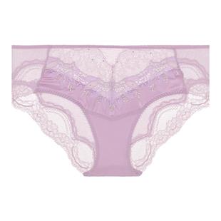 兰卡文轻奢蕾丝刺绣性感中腰三角内裤挚爱西西里LC22WA1
