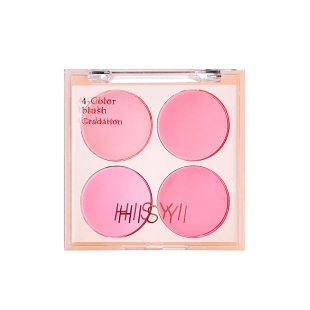 超嫩奶油蜜瓜！冰淇淋四色腮红哑光低饱和度粉色膨胀色蜜桃裸妆