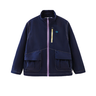 【轻巧不臃肿】半度闲男童立领轻棉外套秋冬加厚新款洋气儿童棉衣