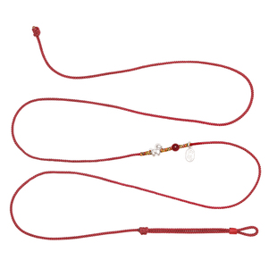 2026马年s999足银朱砂本命年红绳腰链男红腰带腰佩女马到成功腰绳