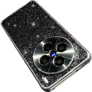 边框散热适用vivo x200手机壳新款高颜值闪粉vivox200pro系列全包简约情侣款高级感防摔vivox200promini夏季