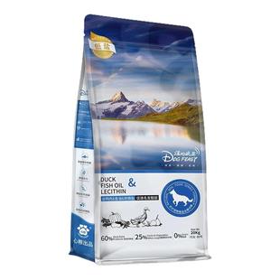 心粮汪的盛宴狗粮鸭肉梨泰迪柯基金毛淡泪痕低盐狗粮40斤装