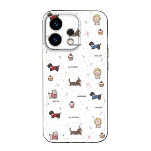 适用OPPOReno15C手机壳Reno15镜头全包Pro磨砂透明防摔软壳高级感可爱小狗狗PMD110保护套PLW110创意卡通新款