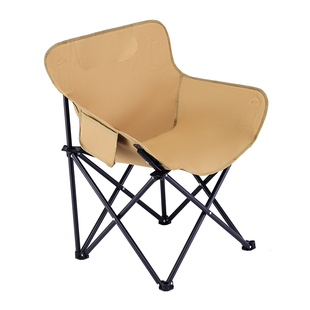 户外露营便携月亮椅折叠椅户外野营沙滩钓鱼椅加厚管壁子