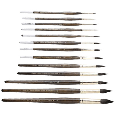 马蒂尼martini尖头上色水彩画笔