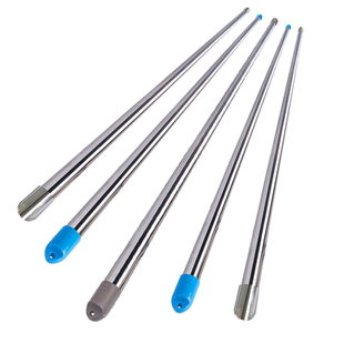 不锈钢伸缩杆竹竿晾衣杆一整根室内单杆阳台室外龙门架防风晒衣杆