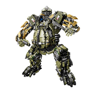 中国积木K盒子变形机甲大探长汽车机器人模型拼装玩具男孩子礼物