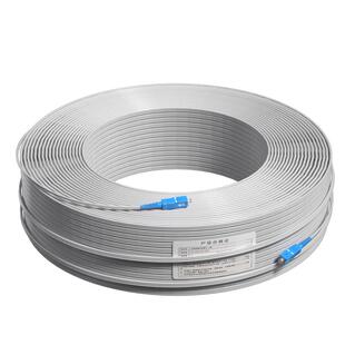 晋航 家用光纤延长线室内预埋室外成品皮线光纤电信级光猫延长线移动延长光纤监控光纤线SC-SC三网 四网光纤