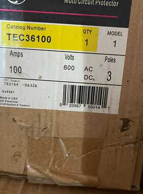 议价TEC36100通用GE断路器 GPS1BHAE  FDH63TD063ED MPA31 MPD31
