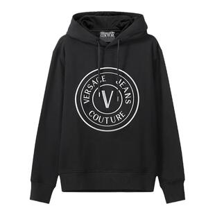 VJC范思哲 男士加绒款连帽卫衣男装运动衫 73GAIT05 CF00T