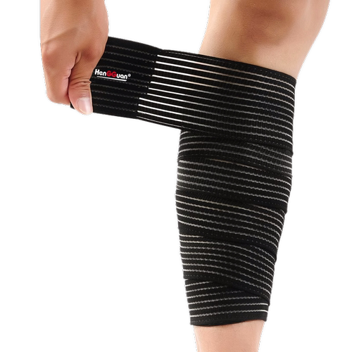 缠绕弹力绷带护腕跑步护小腿健身篮球运动扭伤护膝护腰护踝护肘男